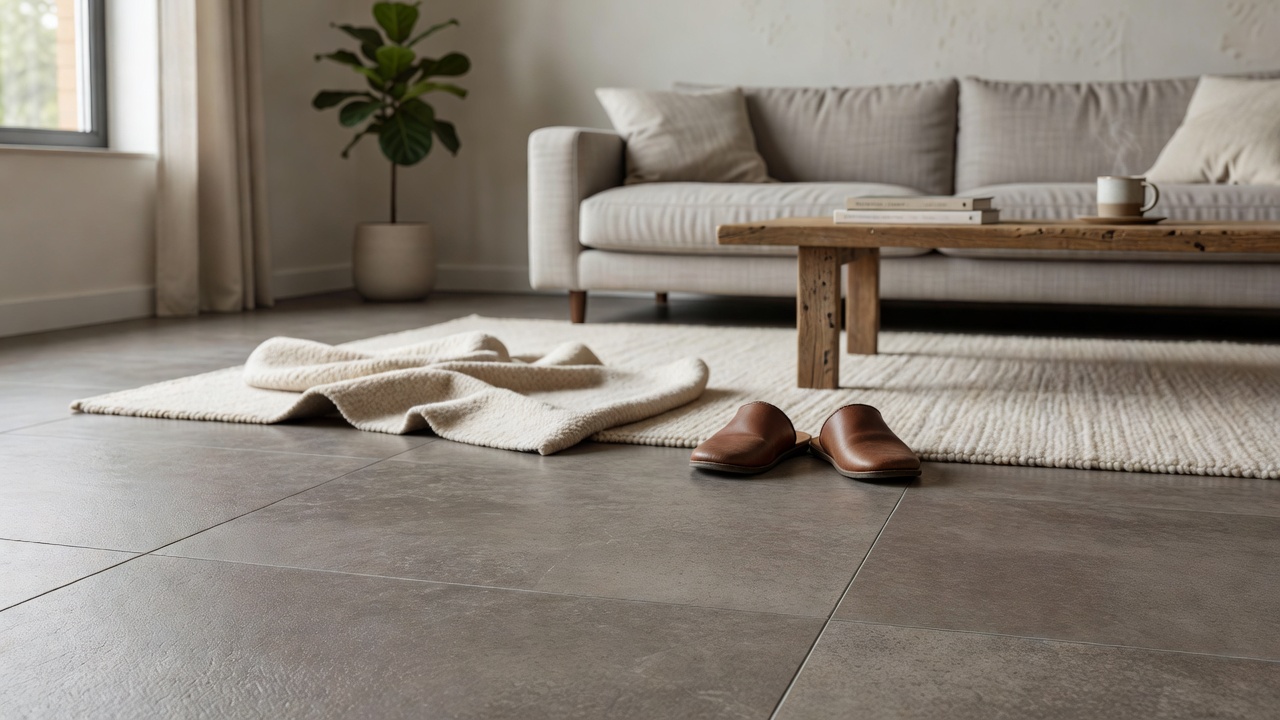 Rubber Flooring — modern flooring photography
