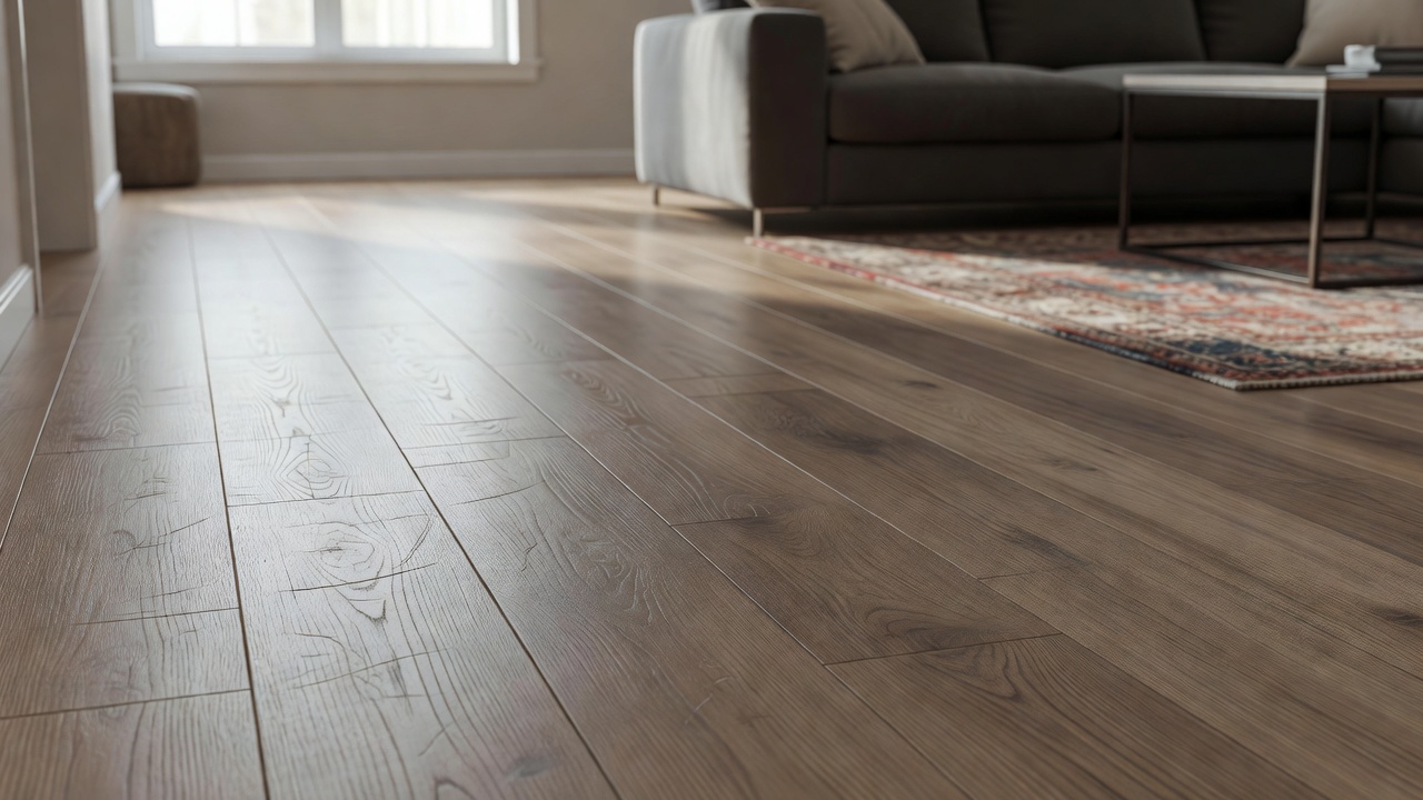 Scratches in a Pergo Floor — modern flooring photography