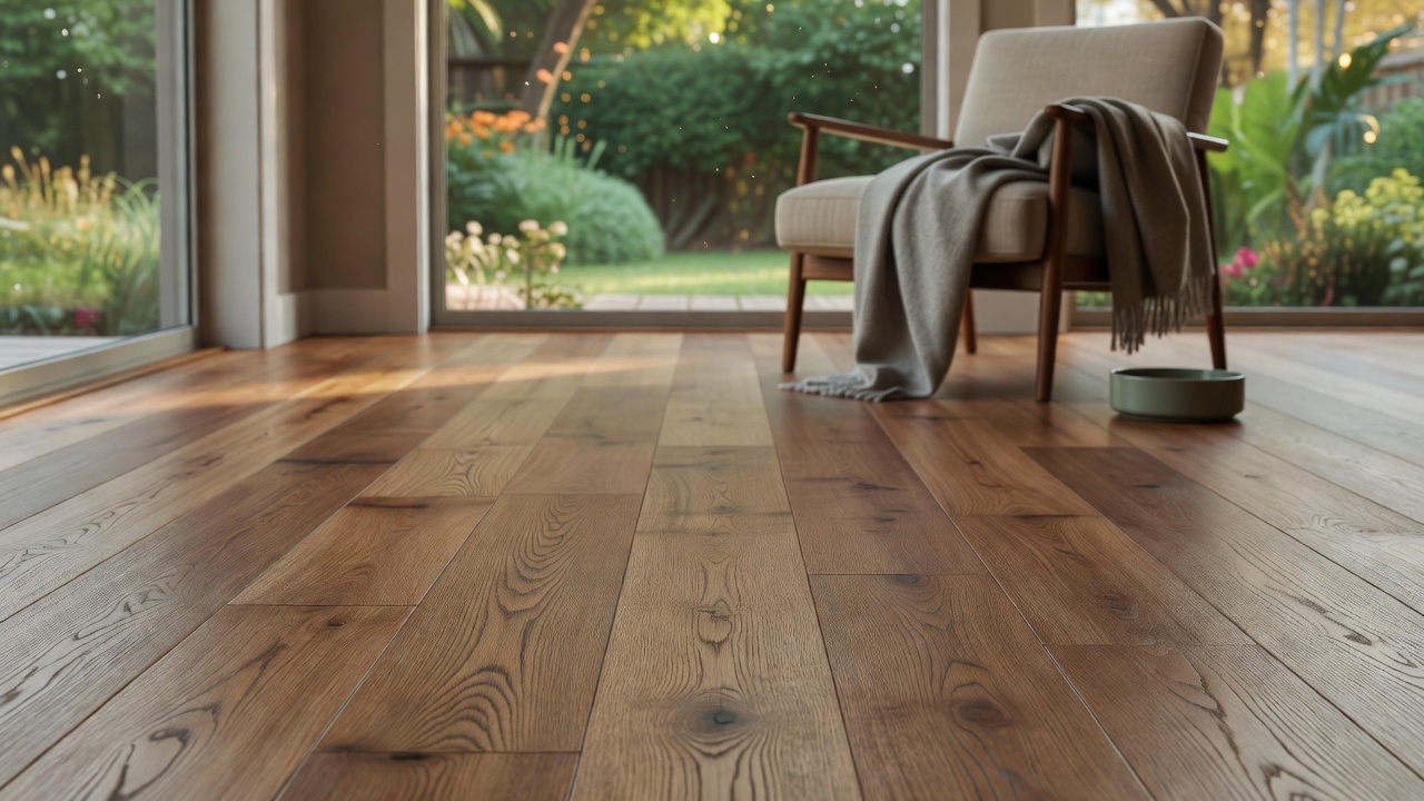 Screened Porch Flooring for Incontinent Cat — modern flooring photography
