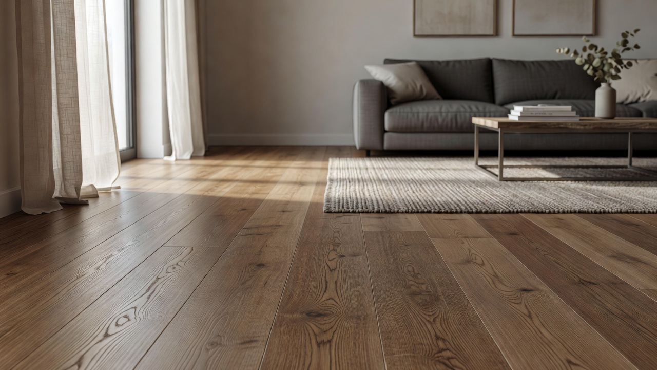 Solution to a Noisy Laminate Floor — modern flooring photography