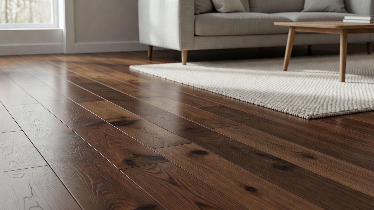 Stark Adhesive Coverage — modern flooring photography
