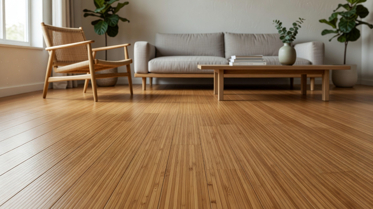 Strand Woven Bamboo Flooring — modern flooring photography