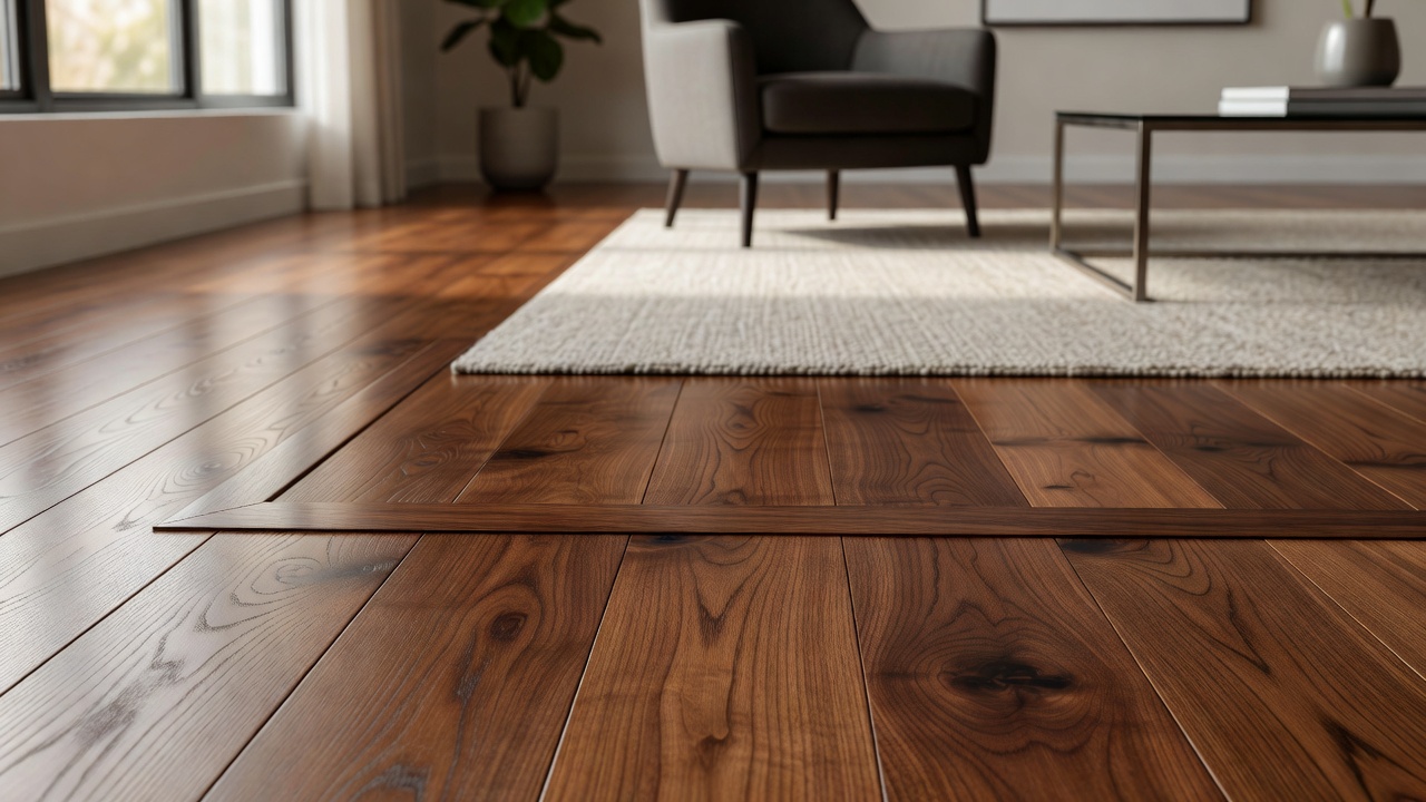 T-Molding Transitions — modern flooring photography