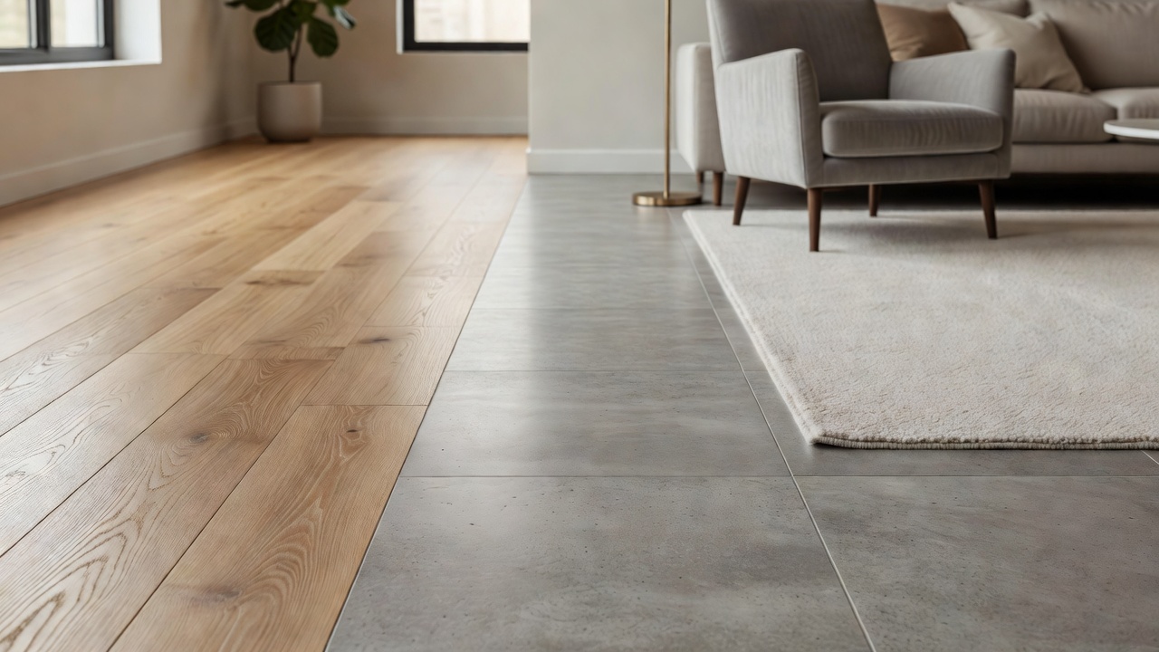 To match or not to match that is the question. — modern flooring photography