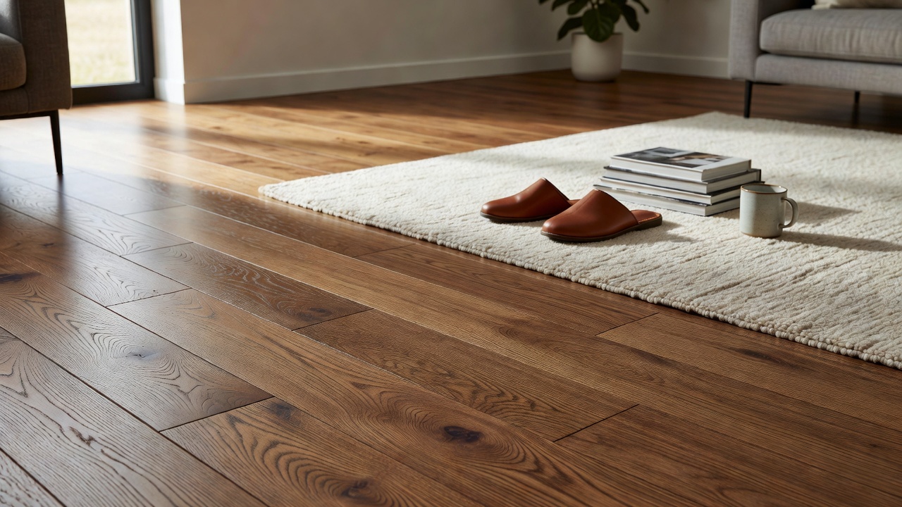 Tongue and Groove Flooring Over Concrete Slab — modern flooring photography