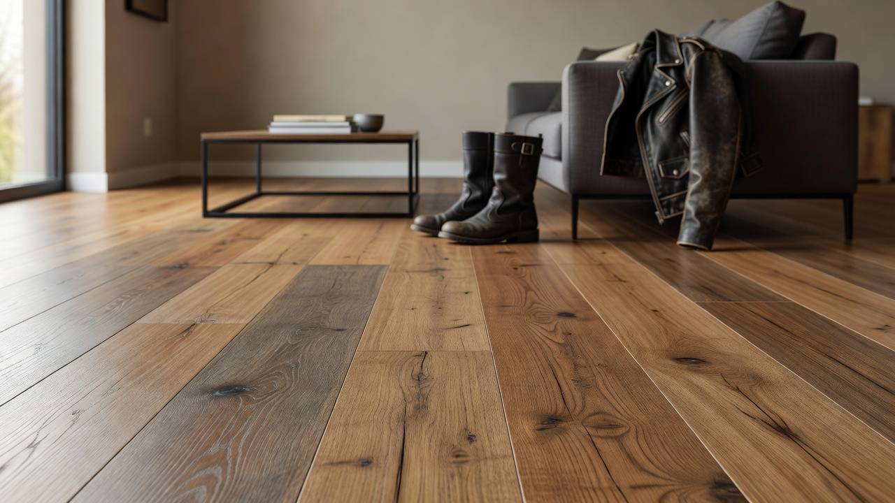 Vinyl Flooring Tiles – Harley Davidson Theme — modern flooring photography