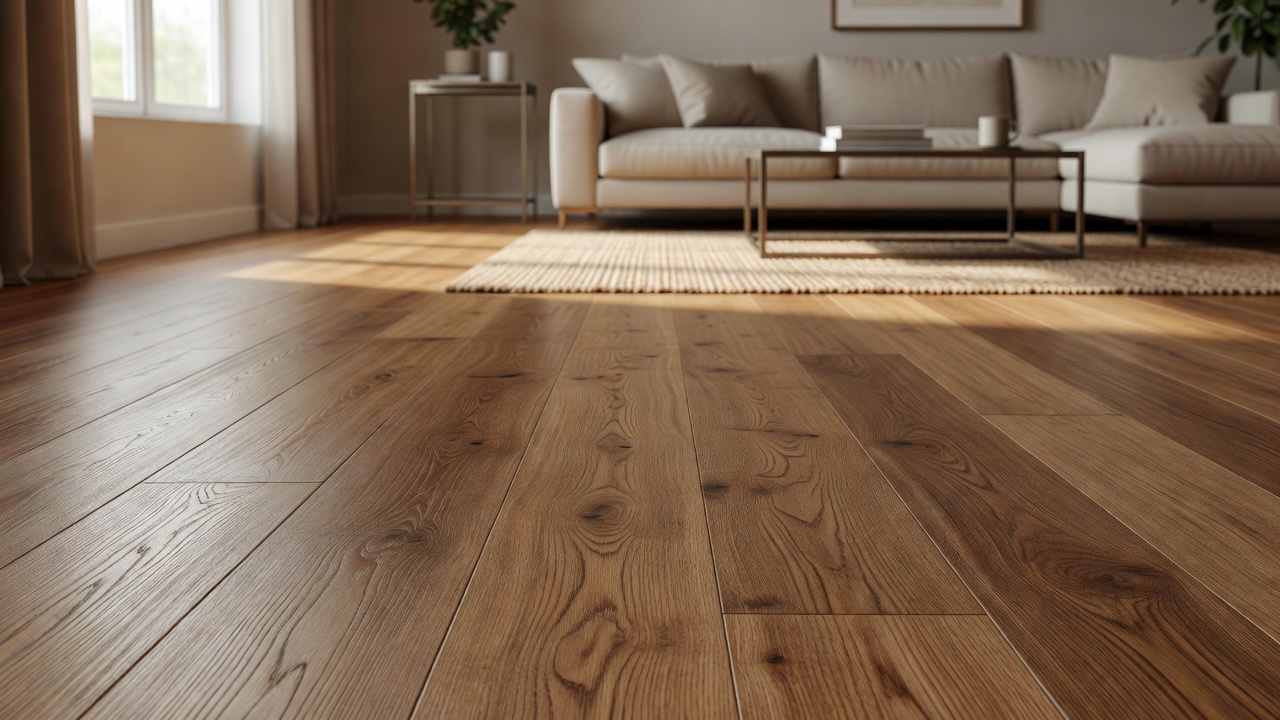 Vinyl Tile over Linoleum — modern flooring photography