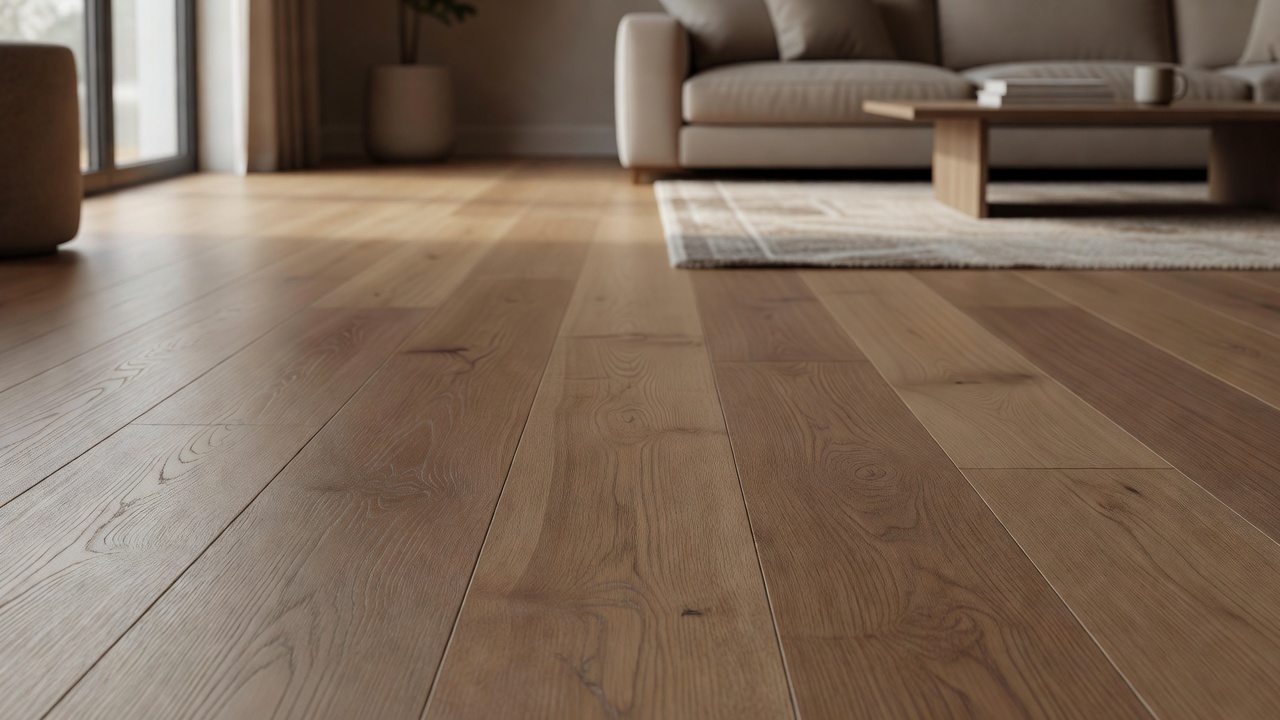 Waxing Engineered Floors — modern flooring photography