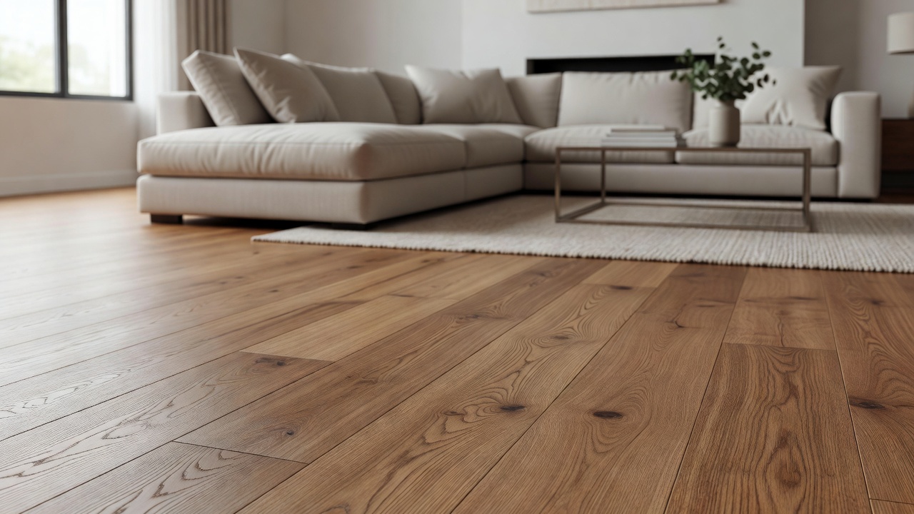 Wide Plank – high end look — modern flooring photography