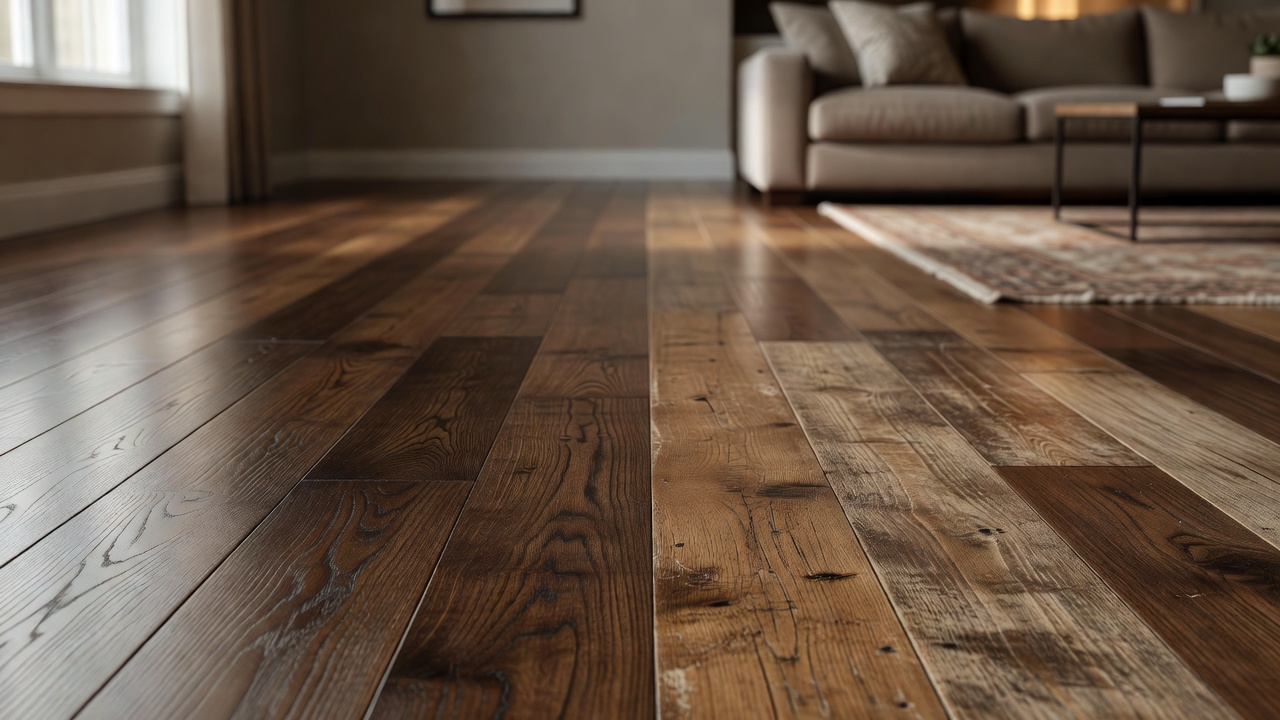 Wood Floor Transition – New to Old — modern flooring photography