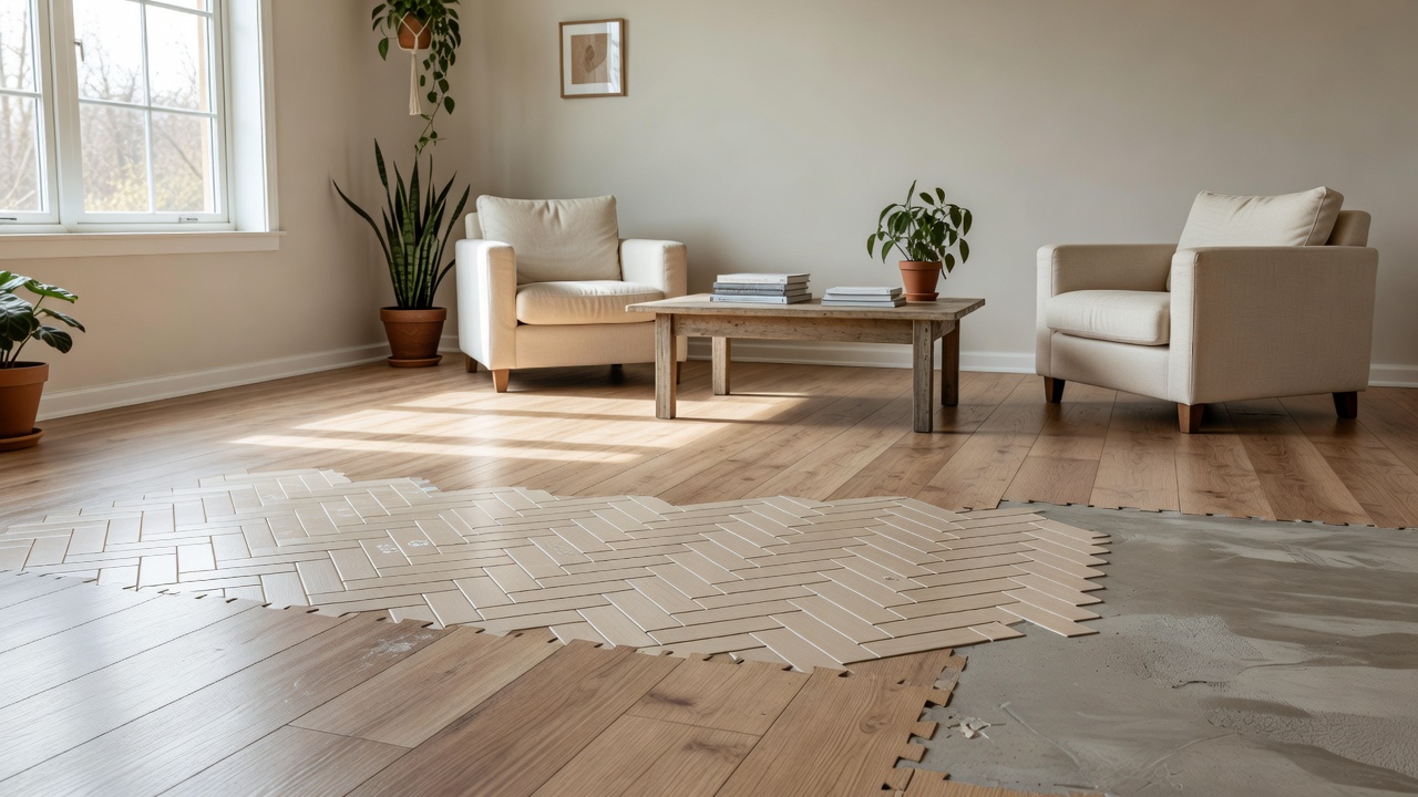 Hero image for cheapest DIY flooring for beginners