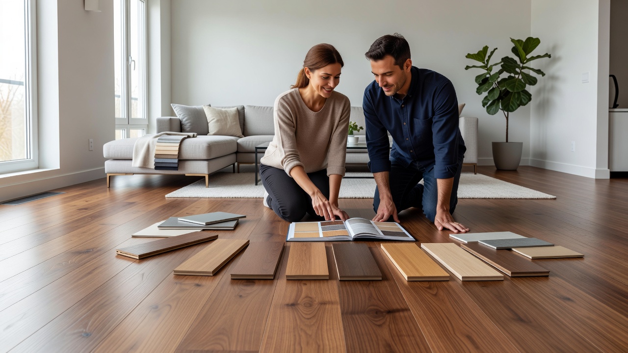 Hero image for how to choose flooring with your spouse