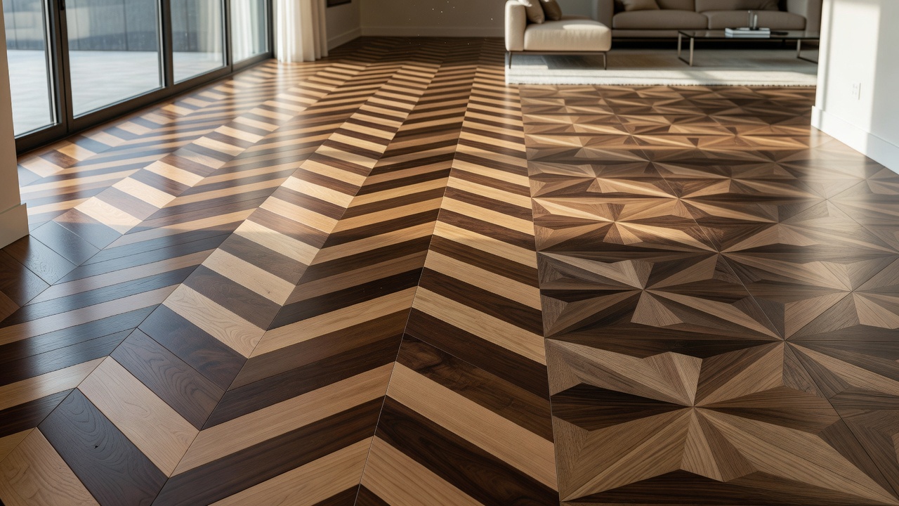 Hero image for patterned hardwood flooring trends 2026