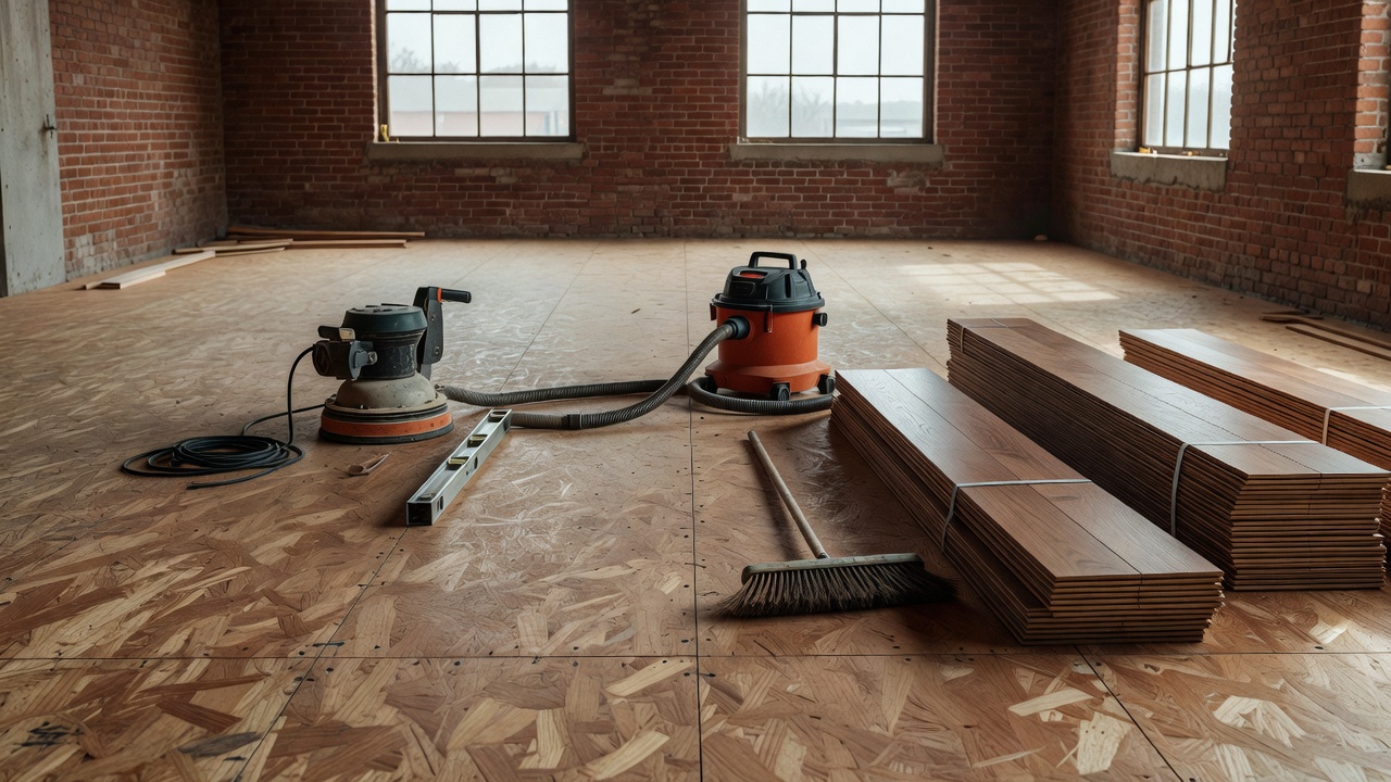 Hero image for subfloor preparation for flooring installation