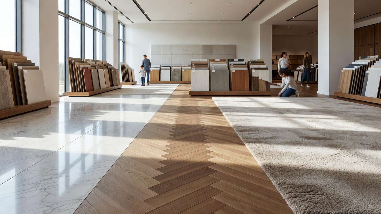 Hero image for what to expect at a flooring showroom