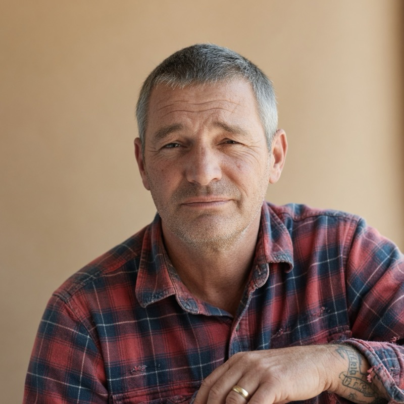 Portrait of Duke Callahan, 30-year flooring contractor